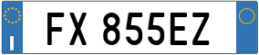 Truck License Plate